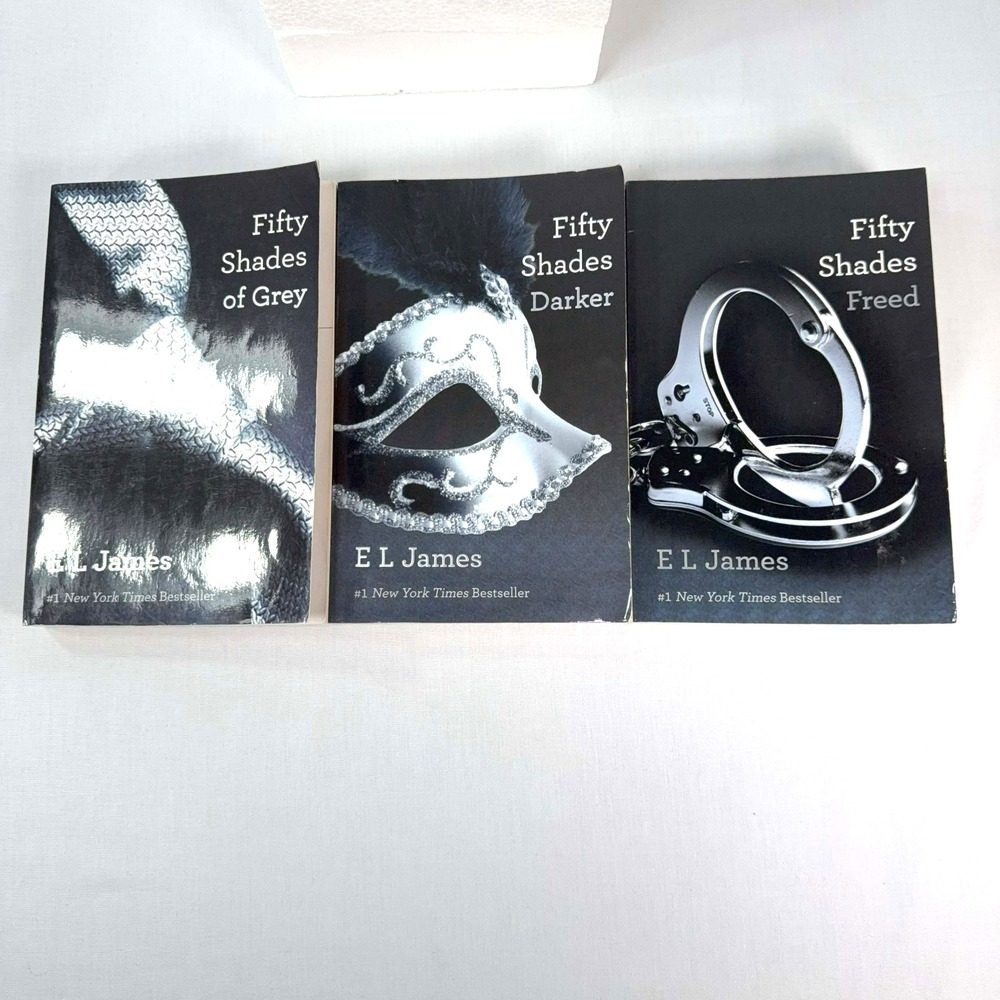 Fifty Shades of Grey Trilogy E L James 3 Book Set Vintage Books 2012